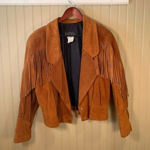 Fringe Leather Jacket